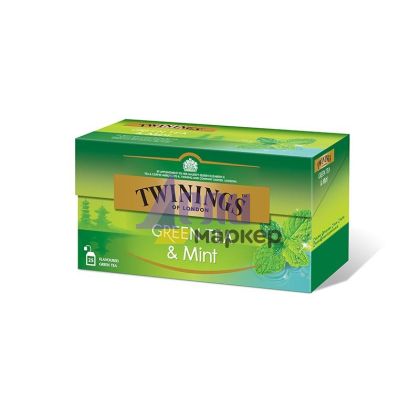 Чай Twinings Зелен с мента