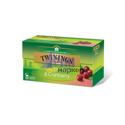 Чай Twinings Зелен с боровинка