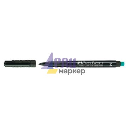 Универсален перманентен OHP маркер Faber-Castell 1525 М 1.0 mm Черен