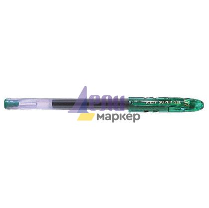 Гел химикалка Pilot Super Gel 0.7 mm Зелена