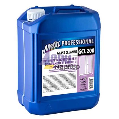 Почистващ препарат за прозорци Medix Glass Professional Пълнител 5 l Lilac