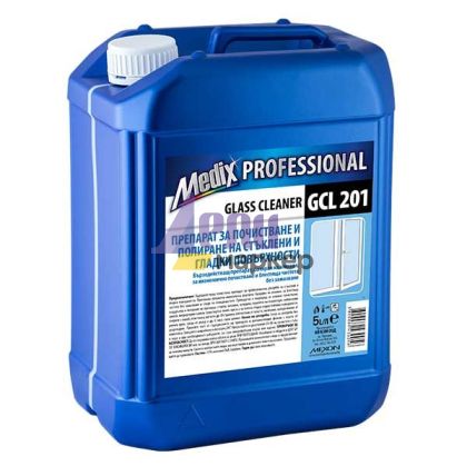 Почистващ препарат за прозорци Medix Glass Professional Пълнител 5 l Original