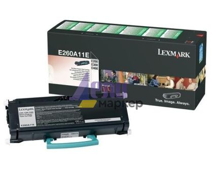 Консуматив Lexmark E260A11E E260, 360, 460, 462 Return Programme 3.5K Toner Cartridge