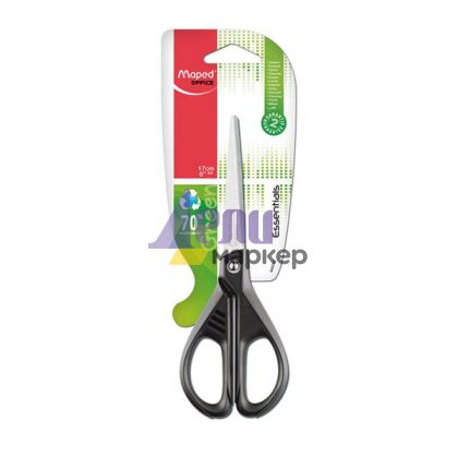 Ножица Maped Essentials Green Пластмасови дръжки, 17 cm (6 3/4“)