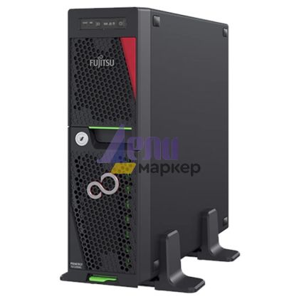 Сървър Fujitsu PRIMERGY TX1320 M5, Intel Xeon E-2388G 8C/16T 3.20 GHz, 1x32GB 2Rx8 DDR4-3200 U ECC, NO HDD, Max.8x(4x+4x)x2.5" HP, RAID 0/1/10, 2x1GB(RJ45), ErP Lot9 conf.for 8x HDDs, iRMCS6 eLCM Licinse prel., No PCord, TPM 2.0 V1, PSU 500W HP, FTS wide