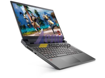 Лаптоп Dell G5 15 5520, Intel Core i7-12700H (14 cores, 24M Cache, up to 4.70 GHz), 15.6" FHD (1920x1080), 120Hz 250 nits WVA AG, HD Cam, 16GB 2x8GB DDR5 4800MHz, 512GB SSD PCIe M.2, GeForce RTX 3050Ti 4GB GDDR6, Wi-Fi 6 AX201, BT, Cam & Mic, Backlit Kbd,