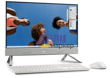 Настолен компютър - всичко в едно Dell Inspiron 5430 AIO, Intel Core 5 -120U (12MB cache, up to 5.0 GHz), 23.8" FHD (1920x1080) AG, 16GB (2x8GB) 3200MT/s DDR4, 1TB SSD PCIe M.2, Intel Graphics, IR Cam/Mic, WiFi 6E + BT, Wireless Kbd and Mouse, Win 11 Home