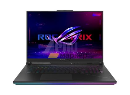 Лаптоп Asus ROG Strix SCAR 18 G834JYR-R6018X,Intel i9-14*HX,  QHD+ 16:10 (2560 x 1600, WQXGA) 240Hz,32GB DDR5 , 2TB PCIe4., RTX 4090  16GB DDR6, WiFi 6, RGB Per-Key Kbd, Win 11 Pro, Off Black