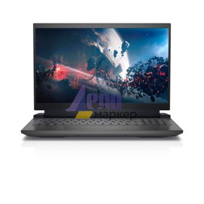 Лаптоп Dell G5 15 5521, Intel Core i7-12700H (14 cores, 24M Cache, up to 4.70 GHz), 15.6"QHD (2560x1440), 240Hz 400 nits WVA AG, 16GB 2x8GB DDR5 4800MHz, 1TB SSD PCIe M.2, GeForce RTX 3060 6GB GDDR6, Wi-Fi 6 AX1650, BT, Cam & Mic, Backlit Kbd, Win 11 Pro,
