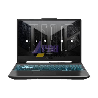 Лаптоп Asus TUF A15 FA506NC-HN039,AMD Ryzen5 7535HS/H (6-core/12-thread,16MB cache, up to 4.5 GHz ),15.6" FHD (1920x1080)144 Hz,16GB DDR5 5600(1*16) 1TB M.2 SSD,RTX 3050 4GB GDDR6,Wi-Fi 6(802.11ax),Backlit Chiclet Keyboard 1-Zone RGB, no OS, Graphite Blac