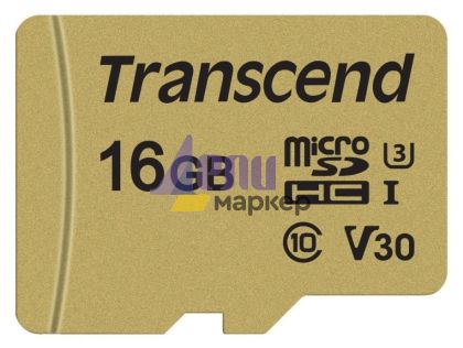 Памет Transcend 16GB micro SD UHS-I U3 (with adapter), MLC