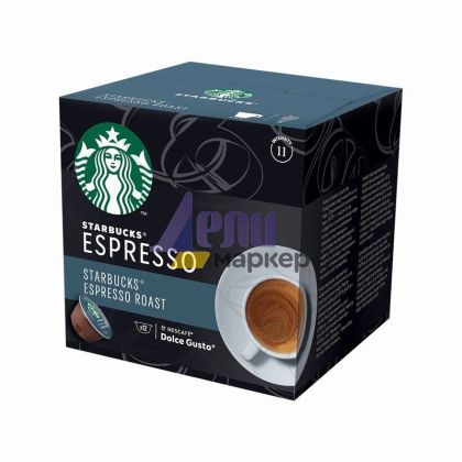 Кафе капсула Starbucks Espresso Roast 12 бр., съвместими с Dolce Gusto