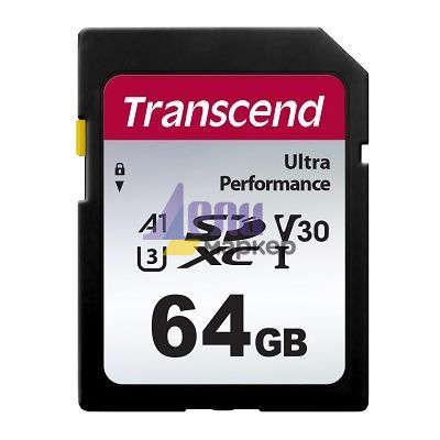 Памет Transcend 64GB SD Card UHS-I U3 A1 Ultra Performance