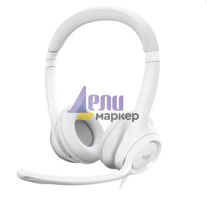 Слушалки Logitech H390 USB Computer Headset - OFF-WHITE - USB - N/A - EMEA-914