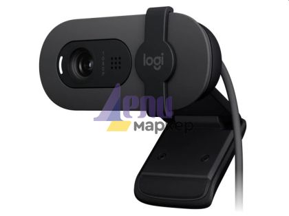 Уебкамера Logitech Brio 100 Full HD Webcam - GRAPHITE - USB - N/A - EMEA28-935