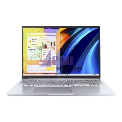 Лаптоп Asus Vivobook 16X M1603QA-MB721W, AMD Ryzen 7 5800H 3.2 GHz(16M Cache, up to 4.3GHz) 16" WUXGA (1920 x 1200) ,16GB DDR4 (8ON BD.),512G PCIEG3 SSD,AMD Radeon GraphicWindows 11,Transparent Silver
