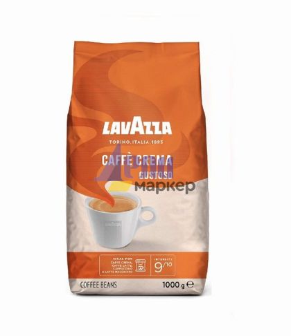 Кафе Lavazza Crema Gustoso, на зърна, 1 kg