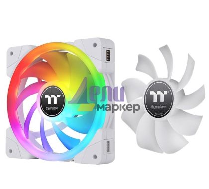 Вентилатор Thermaltake SWAFAN EX12 RGB PC Cooling Fan TT Premium Edition 3 Pack White