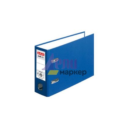 Класьор Herlitz Max File Банков, PP, A5 8 cm Син