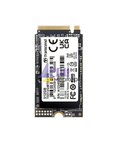 Твърд диск Transcend 512GB, M.2 2242, PCIe Gen4x4, NVMe, 3D TLC, DRAM-less