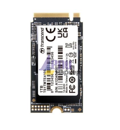 Твърд диск Transcend 1TB, M.2 2242, PCIe Gen4x4, NVMe, 3D TLC, DRAM-less