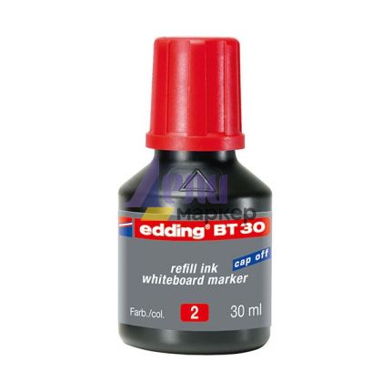 Мастило Edding BT-30 За маркери за бяла дъска, 30 ml Червено