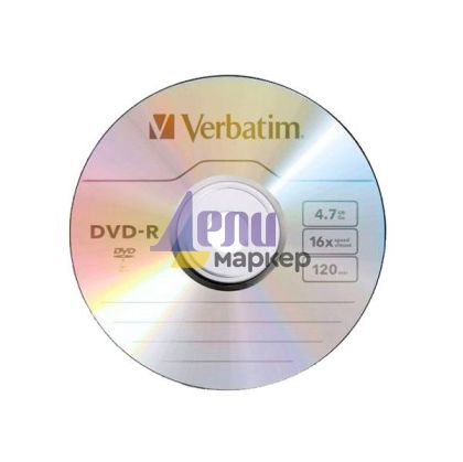 DVD-R Verbatim 16x 4.7 GB шпиндел 50 бр.