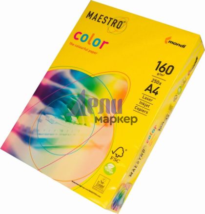 Цветен картон Maestro Color Наситен, А4, 250 л., 160 g/m2