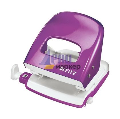 Перфоратор Leitz 5008 Wow Colours Метален, до 30 л. Виолетов