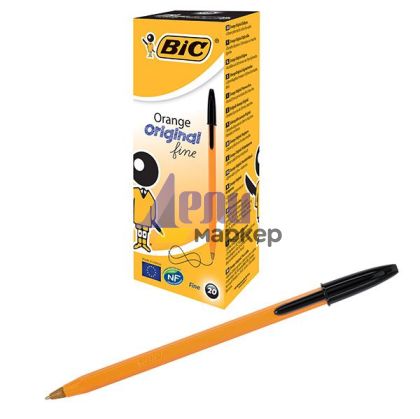 Химикалка Bic Orange Fine 0.3 mm Черна