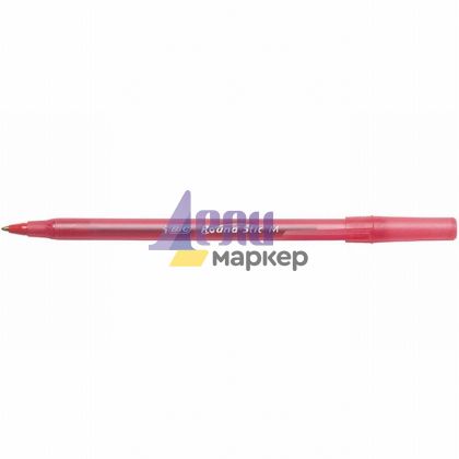 Химикалка Bic Round Stic 0.4 mm Червена