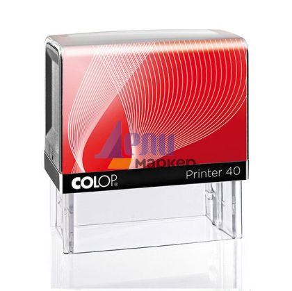 Печат Colop Printer 40 Правоъгълен 23x59 mm