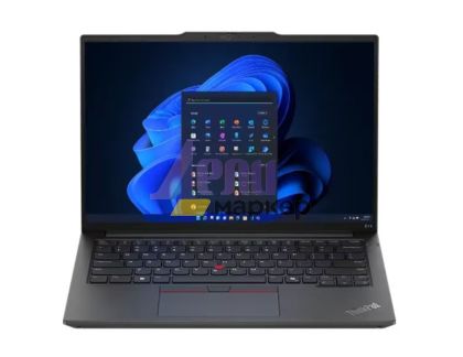 Лаптоп Lenovo ThinkPad E14 G6 Intel Core Ultra 7 155H (up to 4.8GHz, 24MB), 32GB(16+16) DDR5-5600, 1TB SSD, 14" WUXGA (1920x1200) IPS AG,Intel Arc Graphics, FHD&IR Cam, Backlit KB, Black, WLAN, BT, 3cell, FPR, Win11Pro, 3Y Onsite