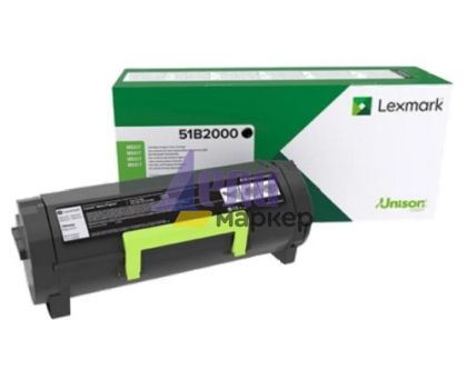 Консуматив Lexmark 51B2000 MS/MX317, 417, 517, 617 Return Programme 2.5K Toner Cartridge