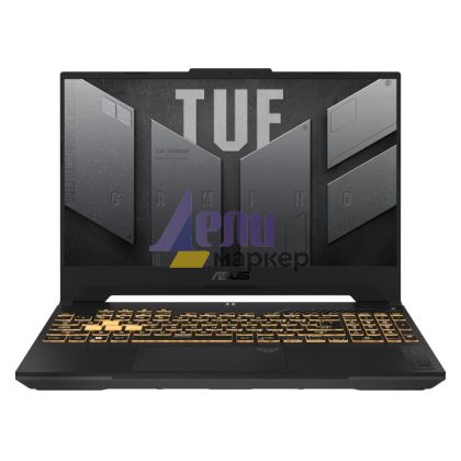 Лаптоп Asus TUF F15 FX507ZC4-HN009,Intel i5-12500H  2.5 GHz (18M Cache, up to 4.5 GHz, )144Hz, 16GB DDR4 3200MHz (2x8 GB),  512GB PCIe 3,RTX 3050 4GB GDDR6, Wi-Fi 6(802.11ax), Backlit Chiclet Keyboard 1-Zone RGB, no OS, Mecha Grey