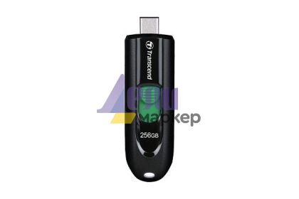 Памет Transcend 256GB, USB3.2, Pen Drive, Type-C, Capless, Black