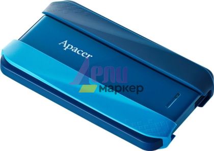 Твърд диск Apacer AC533, 2TB 2.5" SATA HDD USB 3.2 Portable Hard Drive Plastic / Rubber Vibrant blue