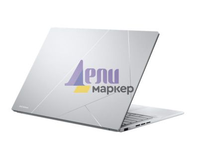 Лаптоп Asus Zenbook UX3405MA-PP288W, INTEL ULTRA 9 185H,14."OLED ,WQXGA+(WQ+) 2880X1800 16:10, DDR5 16GB(ON BD.), 1TB PCIEG4 SSD, Intel Art Graphics, Widnows 11, Silver