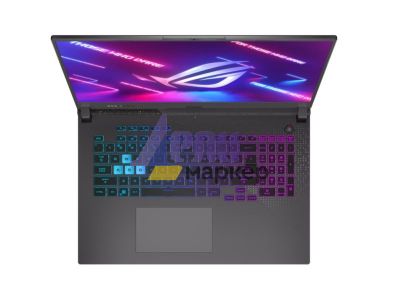 Лаптоп Asus ROG Strix G17 G713PU-LL109W,AMD Ryzen 9 7940HX (6-core/32-thread, 64MB L3 cache, up to 5.2 GHz max boost), 17.3" WQHD (2560 x 1440) 16:9 240Hz,16GB DDR5 , 1TB SSD,  RTX 4050 ,6GB GDDR6, WiFi 6,RGB, Windows 11,Eclipse Gray