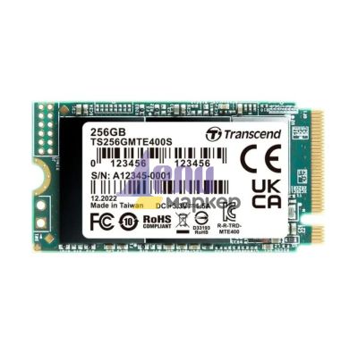 Твърд диск Transcend 256GB, M.2 2242, PCIe Gen3x4, NVMe, 3D TLC, DRAM-less