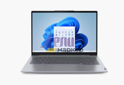 Лаптоп Lenovo ThinkBook 14 G7 Intel Core Ultra 7 155H (up to 4.8GHz, 24MB), 16GB DDR5-5600, 512GB SSD, 14" WUXGA (1920x1200) IPS AG, Intel Arc Graphics, FHD 1080p&IR Cam, Backlit KB, 3 cell, WLAN, BT, FPR, DOS, 3Y CCI