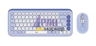 Комплект Logitech Pop Icon Combo - Lilac - US INT'L - INTNL-973