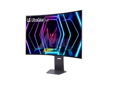 Монитор LG 39GS95QE-B, 39" Ultragear OLED 0.03ms (GtG), 21:9 Curved Gaming WQHD+ (3440x1440), 240Hz, 1000:1, 275 cd/m2, 1000:1, DCI-P3 98%, AMD FreeSync, NVIDIA G-Sync, VRR, HDR 400 ,PBPin PIP, USB Down/Up-stream, HDMI, DisplayPort, Tilt, Height, Swivel,