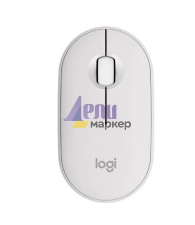 Мишка Logitech Pebble Mouse 2 M350s - TONAL WHITE - BT - N/A - EMEA-808 - DONGLELESS