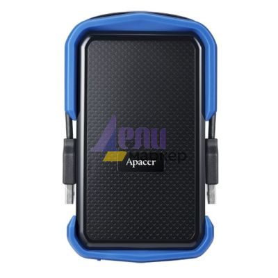 Твърд диск Apacer AC631, 1TB 2.5" SATA HDD USB 3.2 Military-Grade Shockproof Portable Hard Drive