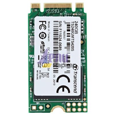 Твърд диск Transcend 240GB, M.2 2242 SSD 420S, SATA3, TLC