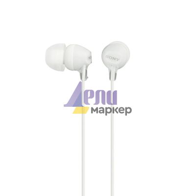 Слушалки Sony Headset MDR-EX15LP white