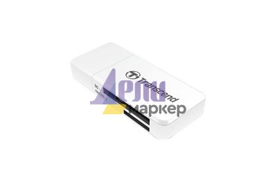 Четец за карти Transcend SD/microSD Card Reader, USB 3.1 Gen 1, White