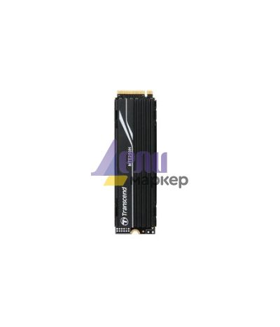 Твърд диск Transcend 2TB, M.2 2280, PCIe Gen4x4, NVMe, 3D TLC, with Dram(Metal Heatsink)