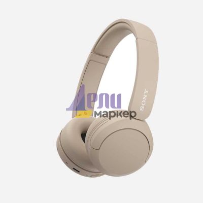 Слушалки Sony Headset WH-CH520, cream